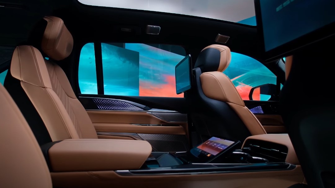 Electric Escalade interior features