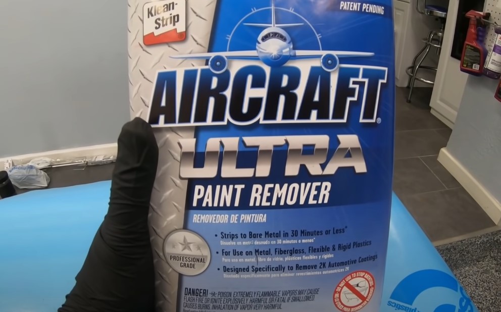 A can of professional paint remover