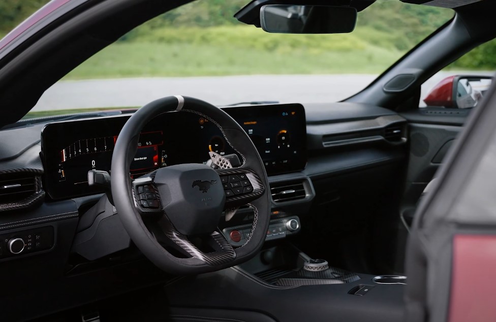 Interior of the 2025 Ford Mustang GTD