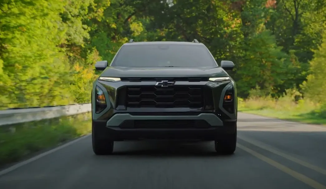 Front fascia of the all-new Chevy Equinox