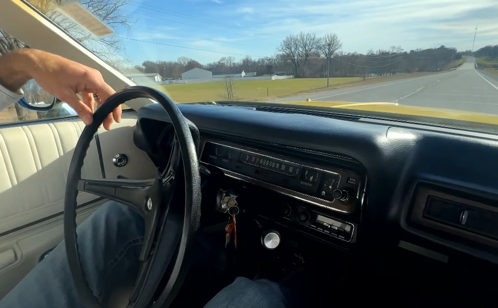 Interior of the Plymouth 1972