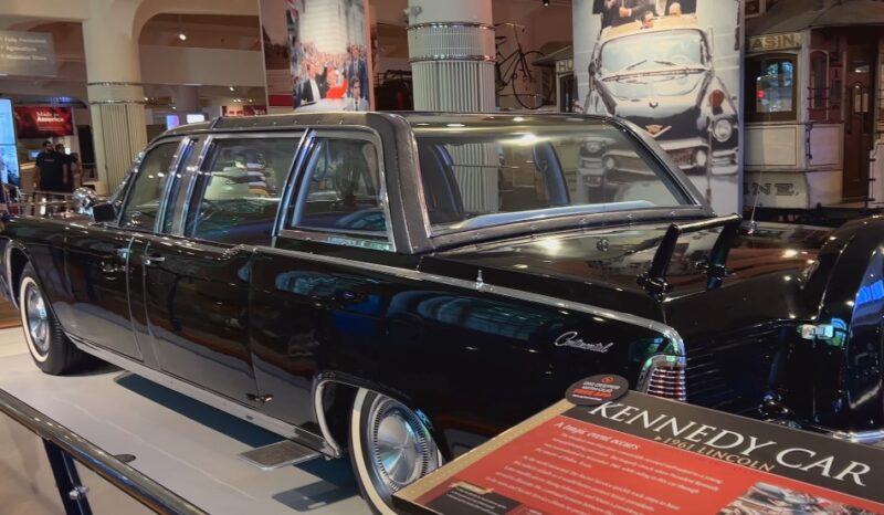 JFK assassination car in Ford Museum in Dearborn