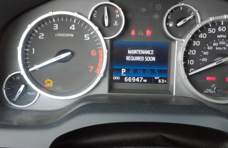 How to Reset Maintenance Light on Toyota Tundra - Step-by-Step