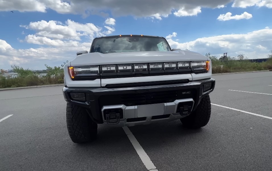 GMC Hummer EV on the parking lot