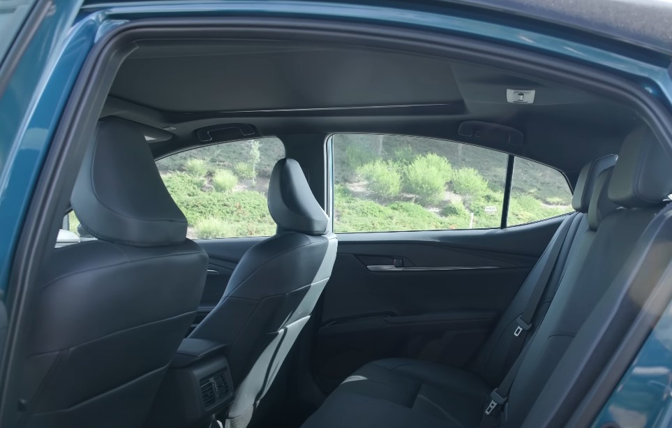 A look on the rear seats inside Toyota Camry