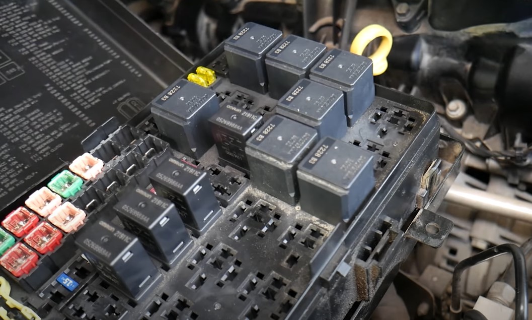 Close up photo of engine control unit