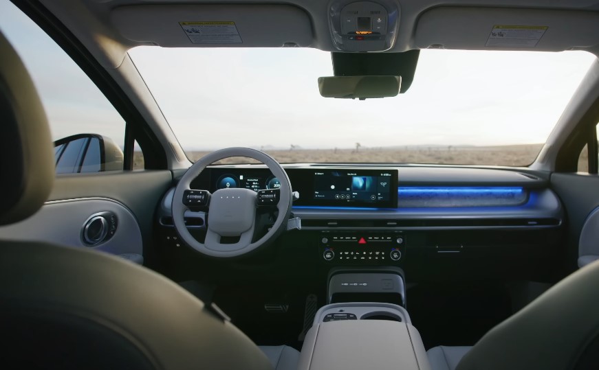 Interior of Hyundai IONIQ 9 model