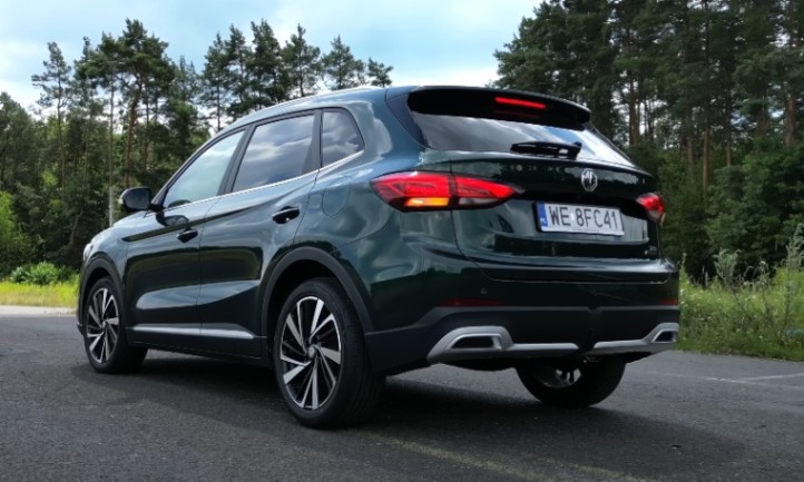 MG ZS driving along a scenic road