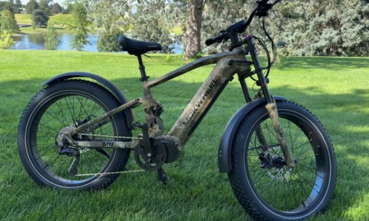 Mokwheel Onyx bike in a park