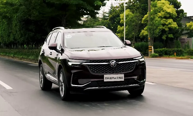 Buick Envision on the road